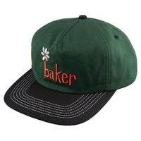 Baker Hat Daisy Green/Black Snapback image
