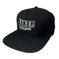 Baker Hat Classic Logo Snapback Black image