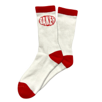 Baker Socks Oval White/Red image