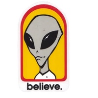 Alien Workshop Sticker Believe 3.25 inch image