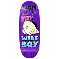 Heroin Deck Mini Wide Boy Purple Stain 10.5 Inch Width image