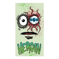 Heroin Sticker Space Egg  image