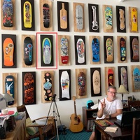 Sk8ology Deck Display Floating Black image