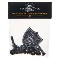 Hardluck Bolts 1 Inch Phillips Head Black image