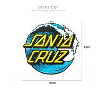 Santa Cruz Sticker Wave Dot Blue 7.5cm image