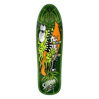 Santa Cruz Deck Pinstripe Slasher Metallic Green 9.23 Inch Width image