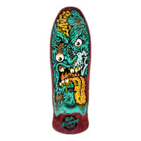 Santa Cruz Deck Rob Roskopp Face 2 Red/Teal 9.9 Inch Width image
