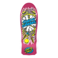 Santa Cruz Deck Exploding Clock Grabke Reissue Pink 10.04 Inch Width image