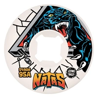 Santa Cruz Wheels Slime Balls Natas Reissue White 95A 54mm image