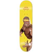 Enjoi Deck Round 3 Chris Haslam Hulk Hogan WWE 8.0 Inch Width image