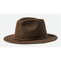 Brixton Hat Packable Adjustable Wesley Fedora Dark Earth image