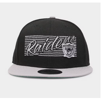 New Era Hat Las Vegas Raiders Script 9FIFTY Snapback Black/Grey image