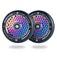 Root Industries Wheels Honeycore Black/Rocket Fuel 110mm image