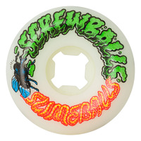 Santa Cruz Wheels Slimeballs Screw Balls Speed Balls White 56mm 99a image