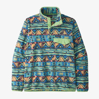 Patagonia Jumper Light Weight Synch Snap-T Pull Over High Hopes Geo Salamander Green image