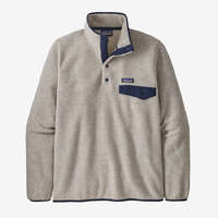 Patagonia Jumper Fleece Light Weight Synch Snap Pull Over Oatmeal Heather image