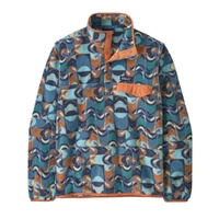 Patagonia Jumper Lightweight Synch Snap-T Pullover Swallowtail Geo/Still Blue image