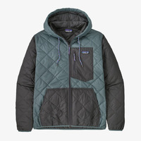 Patagonia Jacket Diamond Quilted Bomber Hood Nouveau Green image