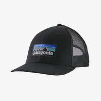 Patagonia Hat P-6 Logo LoPro Trucker Black image