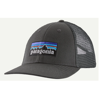 Patagonia Hat P-6 Logo LoPro Trucker Forge Grey image