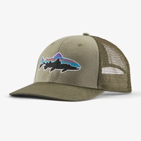 Patagonia Hat Fitz Roy Trout Trucker River Rock Green image