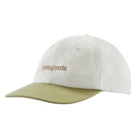 Patagonia Hat Fitz Roy Icon Trad Cap Text Birch White/Gumtree Green image