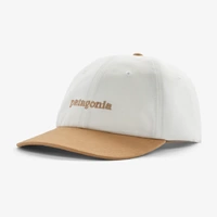 Patagonia Hat Fitz Roy Icon Text Trad Cap Birch White/Grayling Brown image