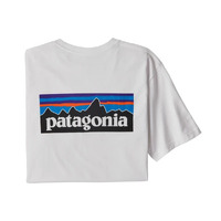 Patagonia Tee P-6 Logo Responsibili-Tee White image