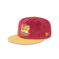 New Era Hat Brisbane Broncos Heritage Corduroy The Golfer Snapback Maroon image