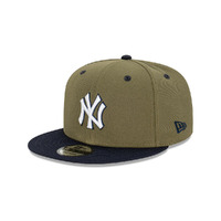 New Era Hat New York Yankees Olive/Black image