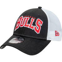 New Era Hat Chicago Bulls Trucker Black/White image