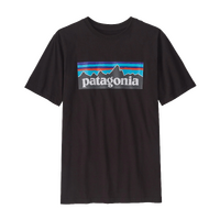 Patagonia Youth Tee Regenerative Cotton P-6 Logo Black image