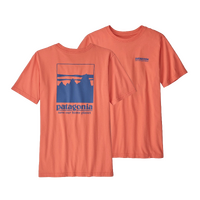 Patagonia Youth Tee Regenerative Organic Certified Cotton Alpine Icon Coho Coral image