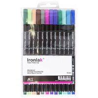 Ironlak Marker Fineliner .4mm 12pk Series 2 Colours image