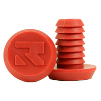 Root Industries Scooter Bar Ends Small Red (Pair) image