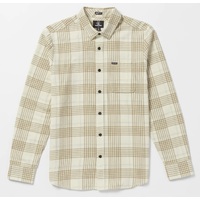 Volcom Shirt L/S Caden Plaid Flannel Dirty White image