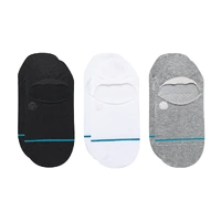 Stance Socks Icon No Show 3pk Black/White/Grey image