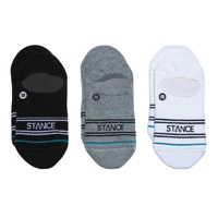 Stance Socks Basic No Show 3pk Black/Grey/White image