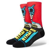 Stance Youth Socks Batman Comic Red/Black US 3-3.5 image