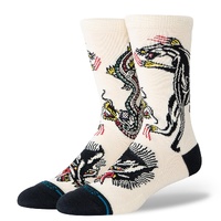 Stance Socks Battle Crew Cream US 9-12 image