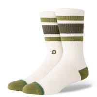 Stance Socks Boyd ST Crew Beige/Military Green US 9-12 image