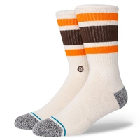 Stance Socks Boyd St Off White/Brown/Orange US 9-13 image