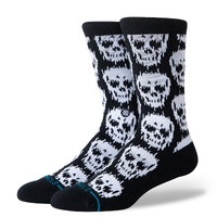 Stance Socks Static Skull Black US 9-12 image