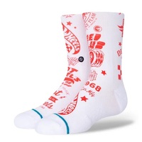 Stance Youth Socks Hot Wheels Fade White US 3-5.5 image