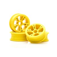 Evolve 7 inch Hubs (Set of 4) Yellow image