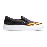 DC Youth Manual Slip-On Black/Flames image