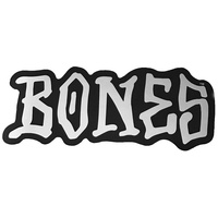 Bones Sticker Logo Black/Chrome Letters image