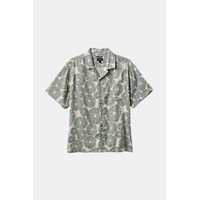 Brixton Shirt Bunker Slub White Cap/Chinois Green image