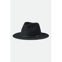Brixton Hat Wesley Fedora Adjustable Black/Black image