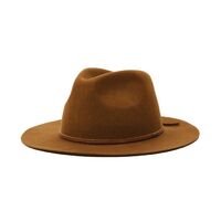 Brixton Hat Packable Wesley Fedora Coffee Brown image
